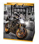 Antella Пакет подарочный бумажный 18х23х10см Мотоцикл